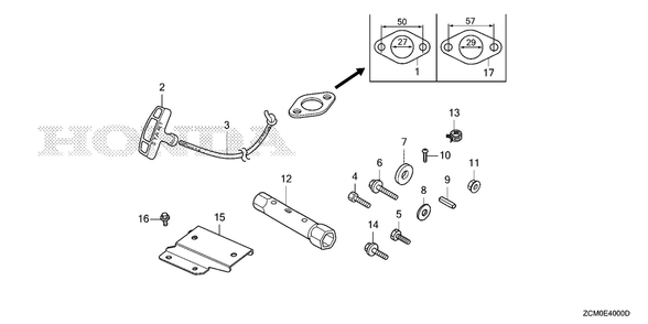 Other Parts (1) Diagram and Parts List for GX690RH (Type TXFC)(GCAPH-2000001-9999999) Honda Engine