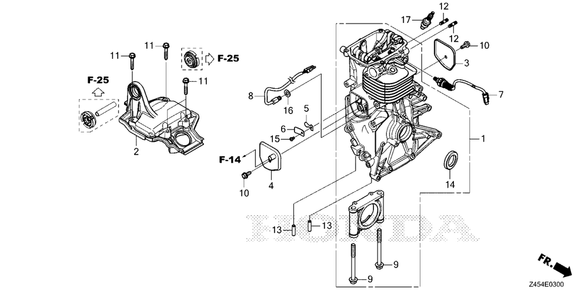 Part Location Diagram of 35655-ZDY-D01 Honda Sensor, Oxygen