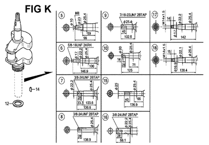 Fig-4 Diagram and Parts List for GXV160UH2 Type A12W Honda Engine