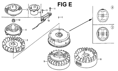 Fig-2 Diagram and Parts List for GXV160K1 Type SFSK Honda Engine