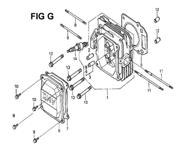 Fig-1 Diagram and Parts List for GXV160 Type N1 Honda Engine