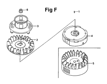Fig-8 Diagram and Parts List for GXV160UH2 Type N1 Honda Engine