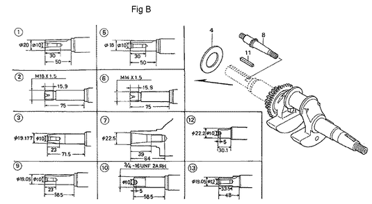 Fig-2 Diagram and Parts List for GC160A Type QED Honda Engine