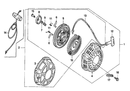 Fig-0 Diagram and Parts List for GX160K1 Type HHQ4 Honda Engine