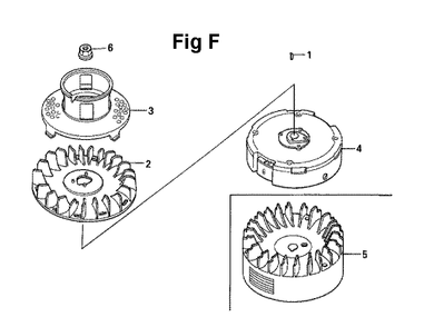 Fig-11 Diagram and Parts List for GXV160UH2 Type N1 Honda Engine