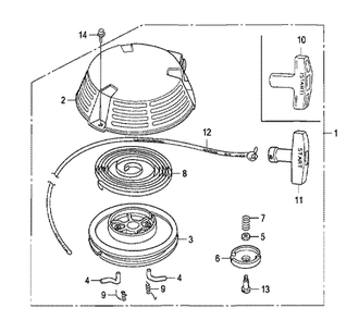Fig-0 Diagram and Parts List for GXV160UH2 Type N45 Honda Engine