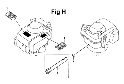 Fig-7 Diagram and Parts List for GXV160UA1 Type N12 Honda Engine