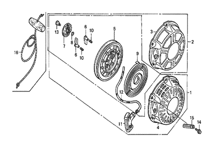 Fig-0 Diagram and Parts List for GX160K1 (QBT6)(86-9099999) Honda Engine