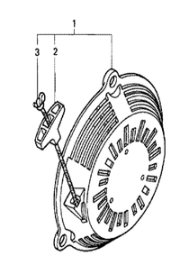 Fig-0 Diagram and Parts List for GC160A Type VXE Honda Engine