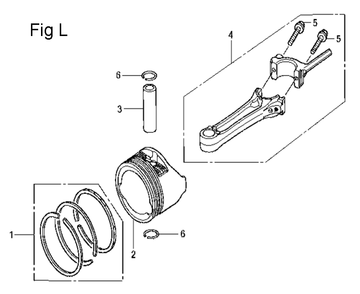 Fig-12 Diagram and Parts List for GCV160LA Type N7A1 Honda Engine