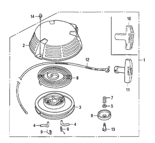 Fig-0 Diagram and Parts List for GXV160UH2 Type N1 Honda Engine