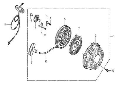 Part Location Diagram of 12000-ZH7-405 Honda Cylinder Assembly