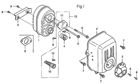Fig-9 Diagram and Parts List for GC160A Type QHA Honda Engine