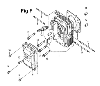 Fig-11 Diagram and Parts List for GXV160K1 Type N1AH Honda Engine