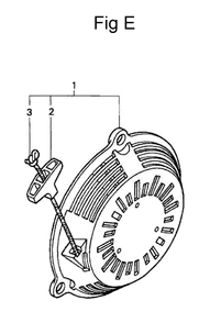 Fig-5 Diagram and Parts List for GC160 Type QBC Honda Engine