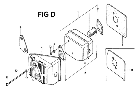 Fig-2 Diagram and Parts List for GXV120 Type SFS Honda Engine