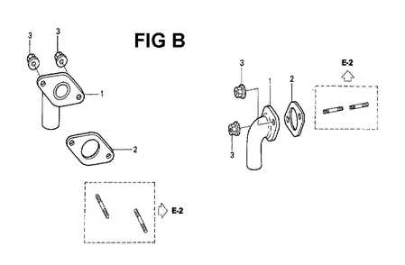 Fig-13 Diagram and Parts List for GXV530 Type SXE3 Honda Engine