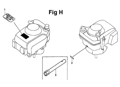 Fig-2 Diagram and Parts List for GXV160A1 Type T1AH Honda Engine