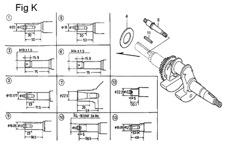 Fig-11 Diagram and Parts List for GC160 Type VHU Honda Engine