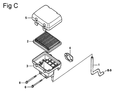 Fig-3 Diagram and Parts List for GC160A Type QHEP Honda Engine