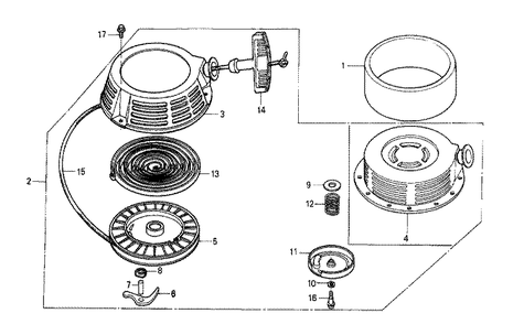 Fig-0 Diagram and Parts List for GXV270 Type DAP Honda Engine