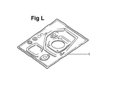 Fig-3 Diagram and Parts List for GXV140 Type A2 Honda Engine