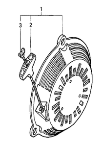 Fig-0 Diagram and Parts List for GC160 Type QHEP Honda Engine