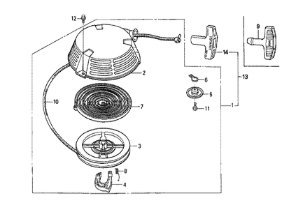 Fig-0 Diagram and Parts List for GXV160H2 Type N45 Honda Engine
