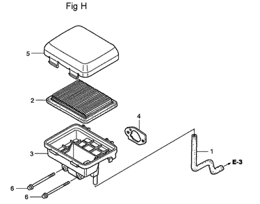 Fig-8 Diagram and Parts List for GC160LA Type QHG Honda Engine