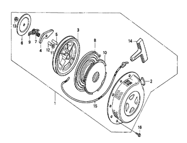 Fig-0 Diagram and Parts List for GX160K1 LVL-Seri-86-9099999 Honda Engine