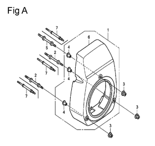 Fig-1 Diagram and Parts List for GC160 Type SHE Honda Engine