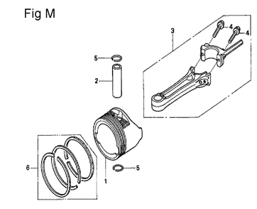 Fig-13 Diagram and Parts List for GCV160LE Type A2A9 Honda Engine