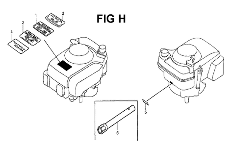 Fig-9 Diagram and Parts List for GXV160K1 Type N12 Honda Engine