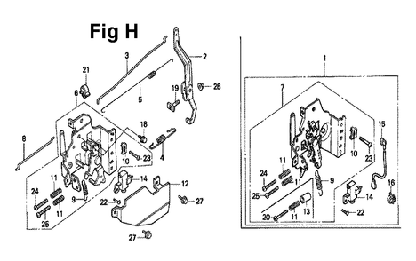 Fig-11 Diagram and Parts List for GXV160 Type A1 Honda Engine