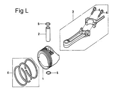 Fig-12 Diagram and Parts List for GCV160 Type A2A Honda Engine