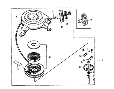 Part Location Diagram of 28461-ZE7-T00 Honda Grip, Starter