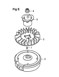 Fig-9 Diagram and Parts List for GXV160UA1 Type T1AH Honda Engine