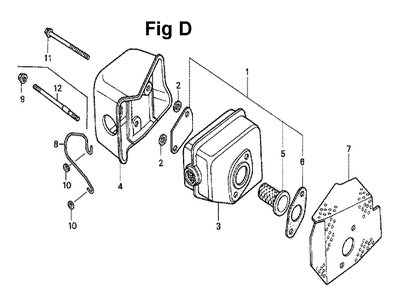 Fig-1 Diagram and Parts List for GXV140 Type MAC Honda Engine