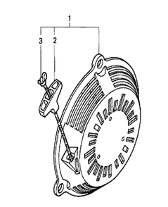 Fig-0 Diagram and Parts List for GC160 Type SHE3 Honda Engine