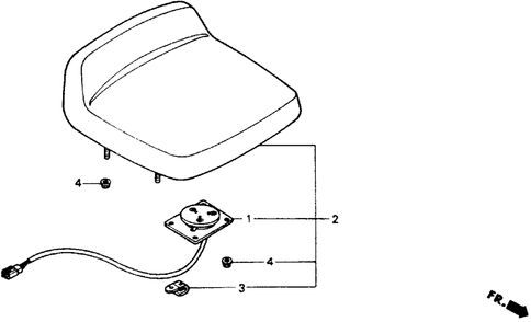 Part Location Diagram of 35800-751-023 Honda Switch Assembly., Seat