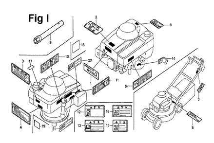 Fig-1 Diagram and Parts List for GXV160 Type N4 Honda Engine