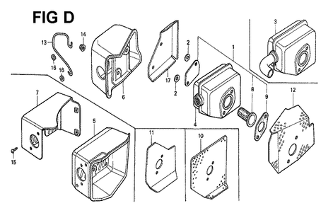 Fig-3 Diagram and Parts List for GXV160K1 Type A1 Honda Engine