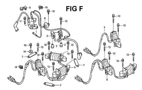 Fig-11 Diagram and Parts List for GXV530 Type JXA3 Honda Engine