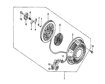 Part Location Diagram of 18430-ZF6-W50 Honda Deflector Comp., Muffler
