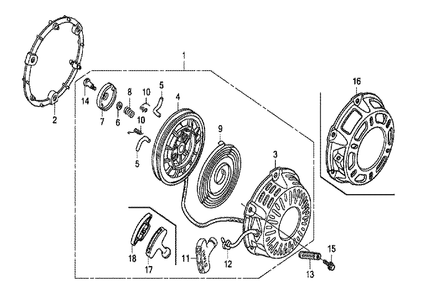 Fig-0 Diagram and Parts List for GX200UT Type VGG2 Honda Engine