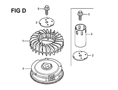 Fig-1 Diagram and Parts List for GXV520U Type QEA3 Honda Engine