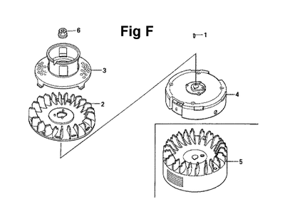 Fig-10 Diagram and Parts List for GXV160UH2 Type T1AH Honda Engine