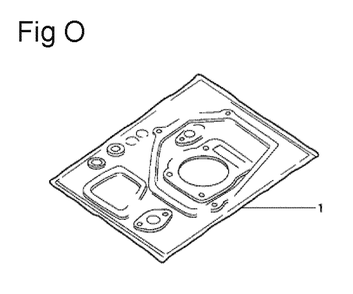 Fig-4 Diagram and Parts List for GX200 Type VX Honda Engine