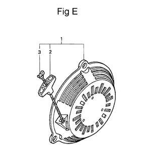 Fig-5 Diagram and Parts List for GC135 Type QHA Honda Engine