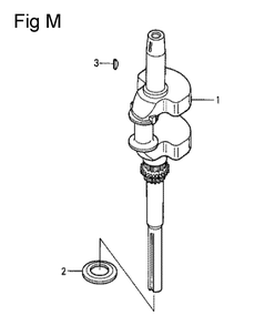 Fig-13 Diagram and Parts List for GCV530 Type QEA Honda Engine